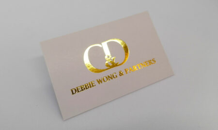Hot Stamping Name Card