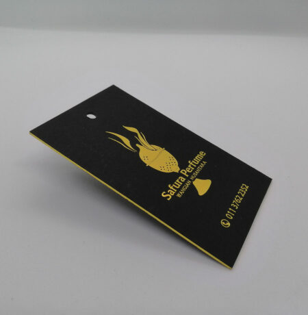 Edge-Gilding Hot Stamping Tag