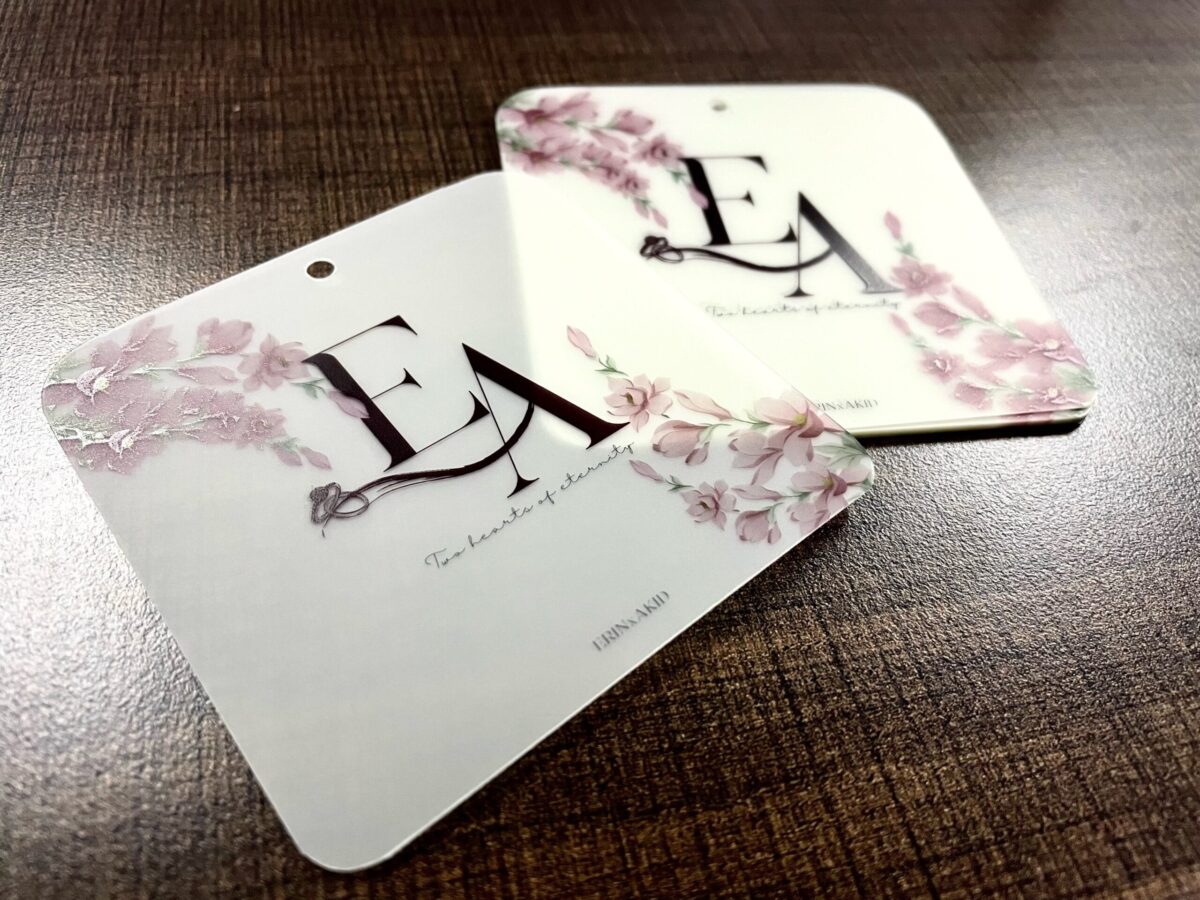 Frosted Transparent Tag