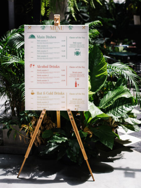 Custom Restaurant Menu