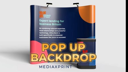 Pop up Backdrop Display