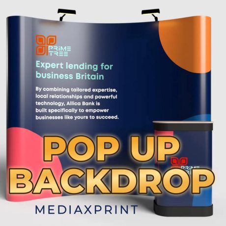 Pop up Backdrop Display